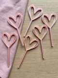 Heart Cupcake Toppers