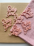 Baby Girl Cupcake Toppers